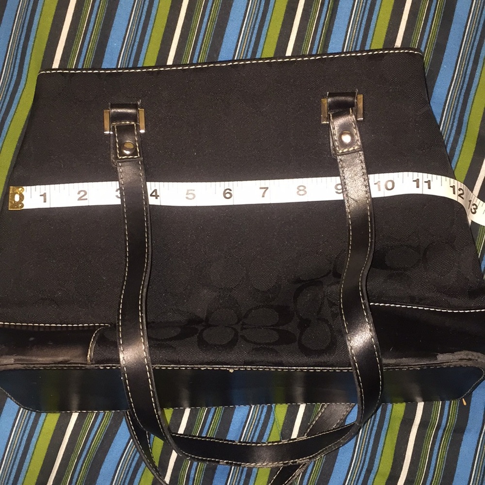 Medium size Black Coach Purse